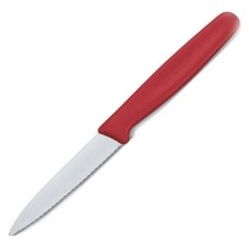Кухонний ніж Victorinox Paring лезо 10см хвил. з черв. ручкою