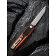 Ніж складаний кишеньковий Civivi KwaiQ , (7.6 см) Nitro-V / G10 чорно-помаранчевий