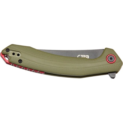 Нож CJRB Gobi Black Blade, AR-RPM9 Steel, ц:green