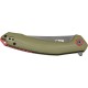 Нож CJRB Gobi Black Blade, AR-RPM9 Steel, ц:green