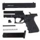 Стартовый пистолет KUZEY GN-19#2 Black/Black Grips