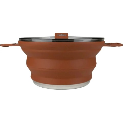 Кастрюля Tribe T-FF-0025-brown Collapsible Pot 2,5L brown