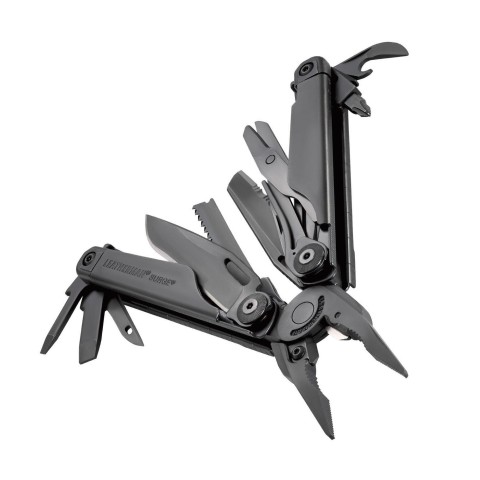 Мультиінструмент Leatherman Surge Black, нейлоновий чохол Molle