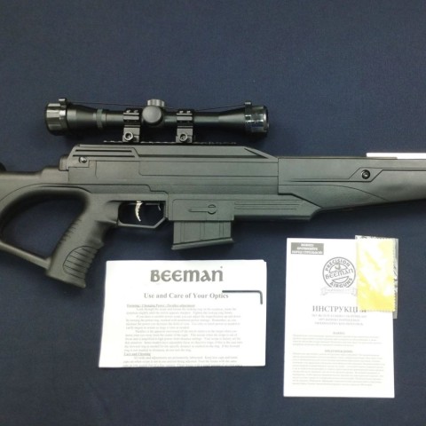 Пневматическая винтовка Beeman Bison Gas Ram c ОП 4*32 бу