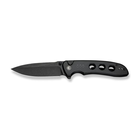 Ніж складаний туристичний Civivi Hyperpulse, (8.9 см) 14C28N / Aluminum чорний