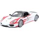 Машинка Rastar Porsche 918 Spyder 1:24 Серебристый