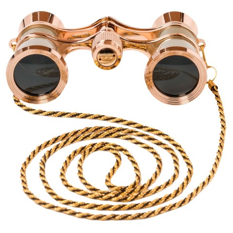 Театральний бінокль SIGETA TEATRUM C 3x25 (з ланцюжком) Gold