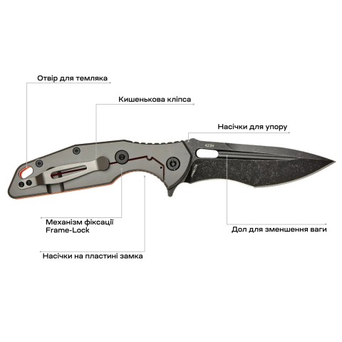 Нож Skif Defender II BSW ц:orange
