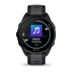 Смарт-часы Garmin Forerunner 165 Music черные/грифельно-серые