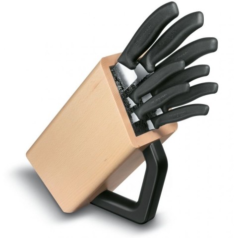 Підставка Victorinox SwissClassic для 8 ножів велика бук (H25,7см)