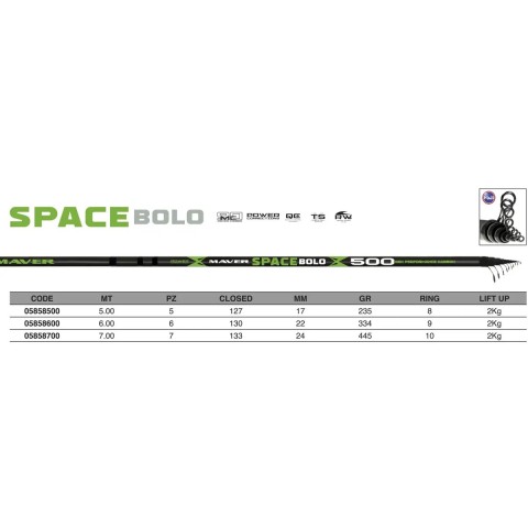 Вудилище болонське Maver Space Bolo 5.00m