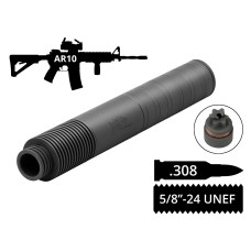 Глушник AFTactical S441N60, 6 сепараторів, .308, 5/8x24 UNEF, AR10