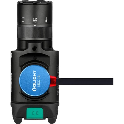 Ліхтар з ЛЦВ Olight Baldr Pro R Green Laser Black