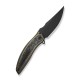 Ніж складаний мисливський Weknife Quinseris, (10,1 см) Bohler M390 / Titanium бронзовий
