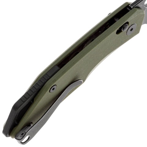 Нож SRM Cub 261M-GP, 154CM, G10, олива