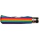 Ніж Old Bear Rainbow XL, 420 steel, wood handle,, rainbow