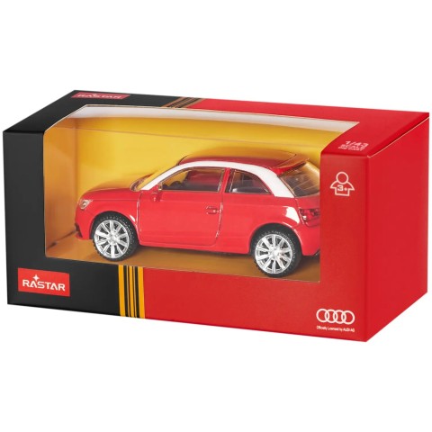 Машинка Rastar Audi A1 1:43 ц:красный