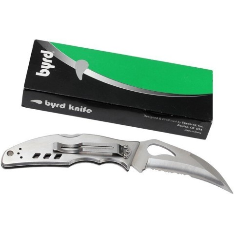 Ніж Spyderco Byrd Crossbill, полусеррейтор (BY07PS)