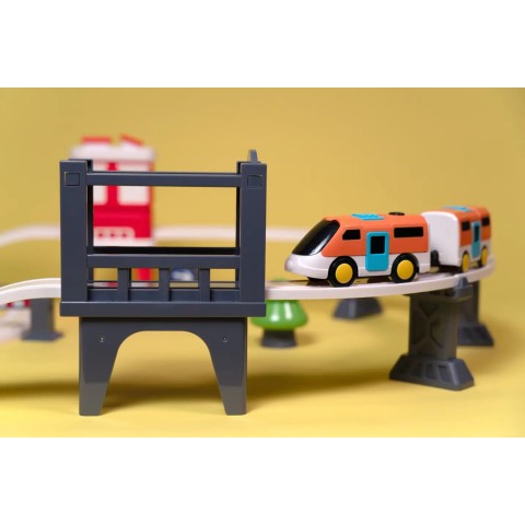 Ігровий набір OTAMANKO RAIL LAND електрична залізниця, 66 деталей