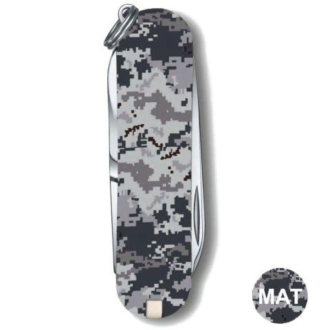 Складаний ніж Victorinox CLASSIC SD ARMY Піксель синій 0.6223.3.W3942pw