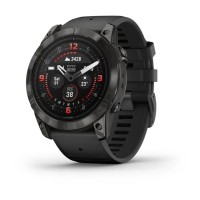 Смарт-годинник Garmin epix Pro Gen 2 Sapphire Edition (51 мм) карбоново-сірий титановий DLC з чорним ремінцем