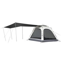 Намет тримісний автоматичний із тентом Naturehike Ango CNK2550WS010, S, сірий
