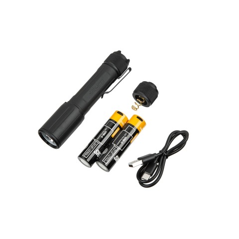 Фонарь Sig Optics FOXTROT-EDC, FULL-SIZE, RECHARGEABLE, HANDHELD FLASHLIGHT, WHITE LIGHT, BLACK