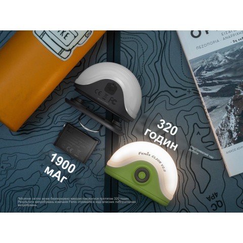 Ліхтар кемпінговий Fenix CL20R V.2.0, чорний