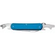 Нож многофункционал. Fox Vulpis Aluminium, 3 инструмента ц:blue