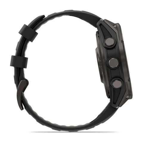 Смарт-годинник Garmin fenix 8 Pro AMOLED (47 мм) Sapphire карбоново-сірий DLC титан чорний/гравійно-сірий