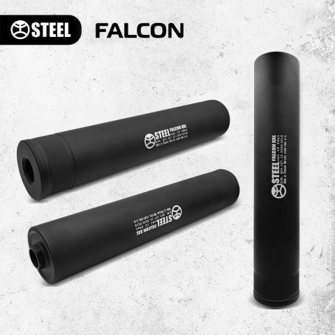 Саундмодератор STEEL FALCON 12 cal 24x1 (під adapter/choke*), S