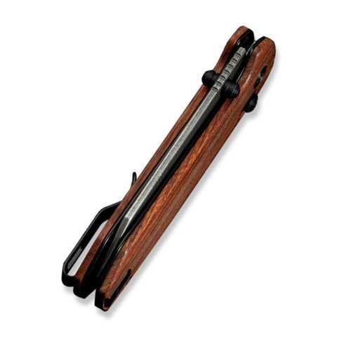 Ніж складаний кишеньковий Civivi Yonder, (7.3 см) Damascus / Guibourtia Wood