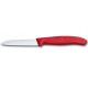 Ніж кухонний Victorinox SwissClassic для чищення овочів та фруктів, 8см, червоний