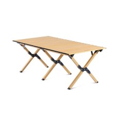 Складаний стіл Naturehike Star Jane L01 CNK2300JU010, 115х60 см, розмір  L, алюміній, бежевий