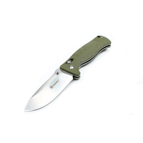 Ніж складаний туристичний Ganzo G720 (9 см) 440C / G10 зелений