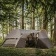 Намет шестимісний Naturehike, KOTA 6, CNK2450WS031, 75D, світло-коричневий