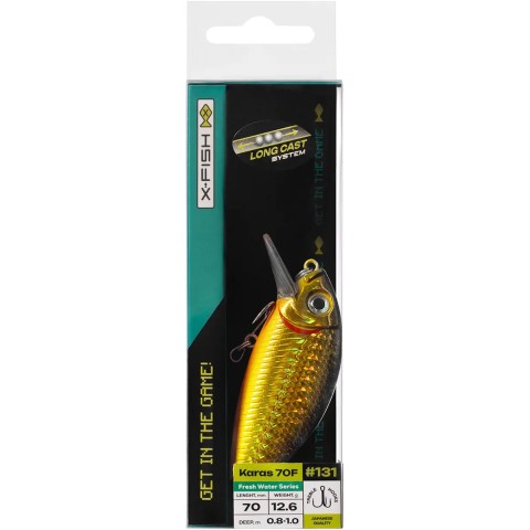 Воблер X-Fish Karas 70F 70mm 12.6g #131 (0.8-1.0m)