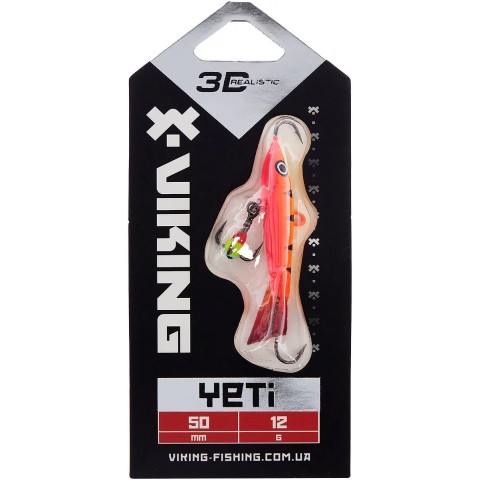 Балансир Viking Fishing Yeti Ice Jig 50mm 12.0g #15 Pink Moon