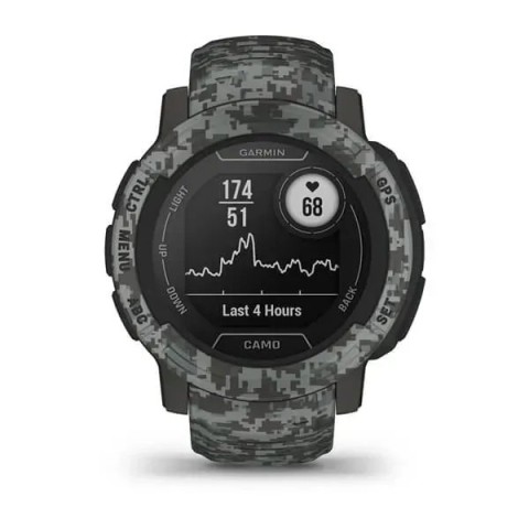 Смарт-часы Garmin Instinct 2 Camo Edition графитовые