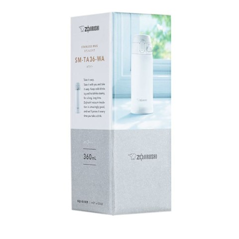 Термокружка ZOJIRUSHI SM-TA36WA 0.36 л ц:белый
