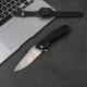 Ніж складаний туристичний Ruike D198-PB, (9.8 см) 8Cr13Mov / PA66 GF-35 чорний