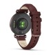 Смарт-часы Garmin Lily 2 Classic темно-бронзовые с шелковичным кожаным ремешком