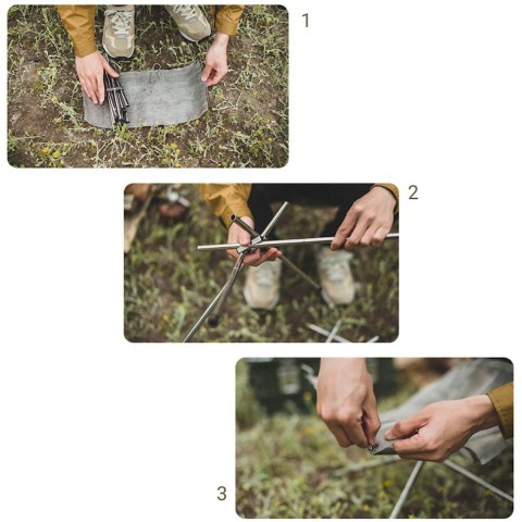 Чаша для багаття Naturehike NH20SK001 20CJ складана