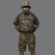 Комплект балістичних пакетів для бронежилета. Ukrarmor Перед та спина. S/M 2