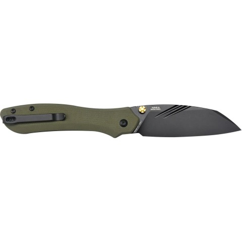 Нож CJRB Fugly Black Blade, AR-RPM9,    G10 ц:green