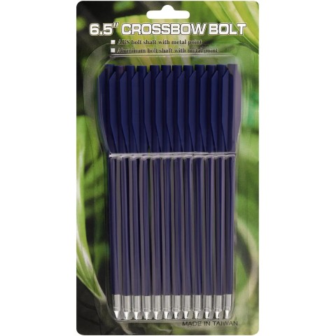 Стрела для арбалета (пист.) Man Kung MK-PL-BL, пластик,12 шт/уп, ц:синий