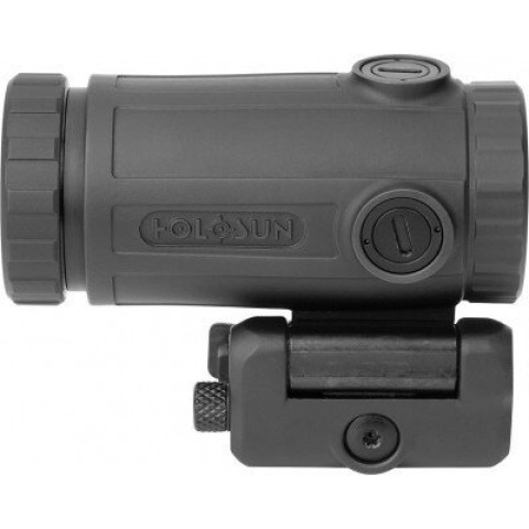 Магніфер Holosun Micro, 3x, QD mount, двостороннє відкидне кріплення, Titanium