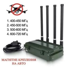 Купольний РЕБ на авто 4 діапазони (400-720 Мгц)