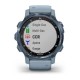 Смарт-часы Garmin Descent Mk2S минерально-синие с ремешком цвета морской пены