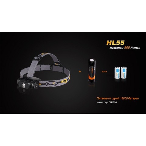 Ліхтар налобний Fenix HL55 XM-L2 U2